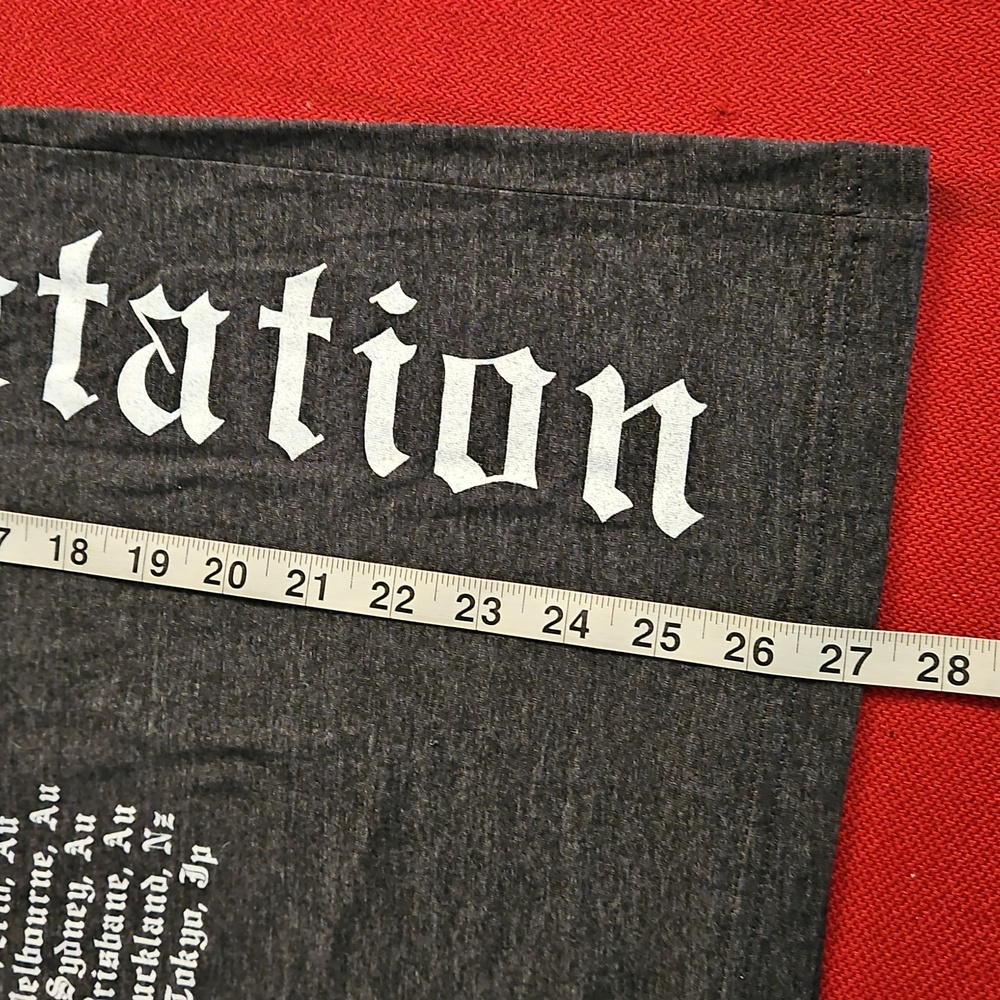 Taylor Swift  gray short sleeve graphic concert tee Med. REPUTATION tour dates - Picture 6 of 9